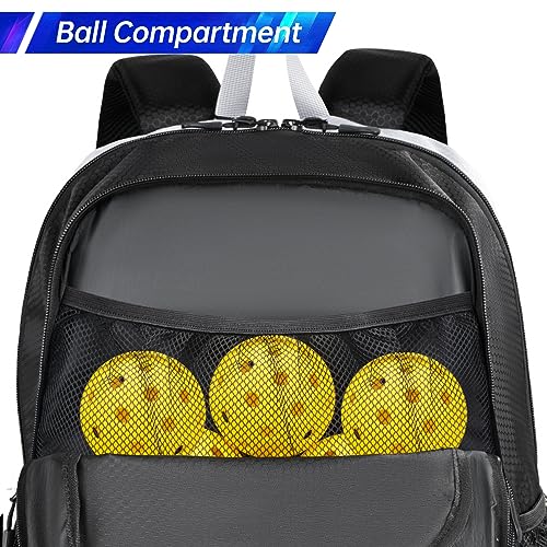 YOREPEK Pickleball Backpack with Shoe Compartment