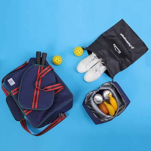 Insulated Pickleball Tote Bag with Shoe Compartment