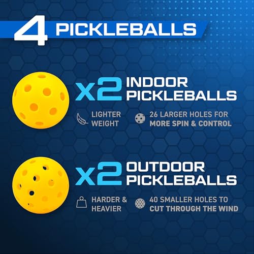 JOOLA Ben Johns Pickleball Set with Paddles & Balls