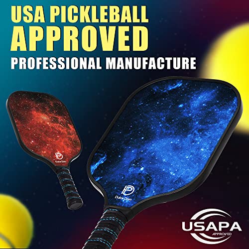 DULCE DOM Pickleball Paddle Set with Balls