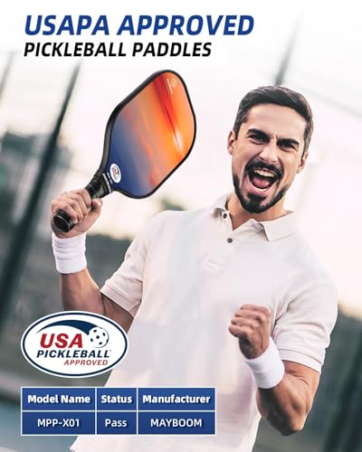 Sunset Pickleball Paddle Set with Balls & Bag