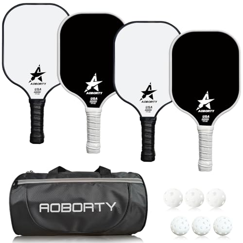 AOBORTY Premium Graphite Pickleball Paddle Set