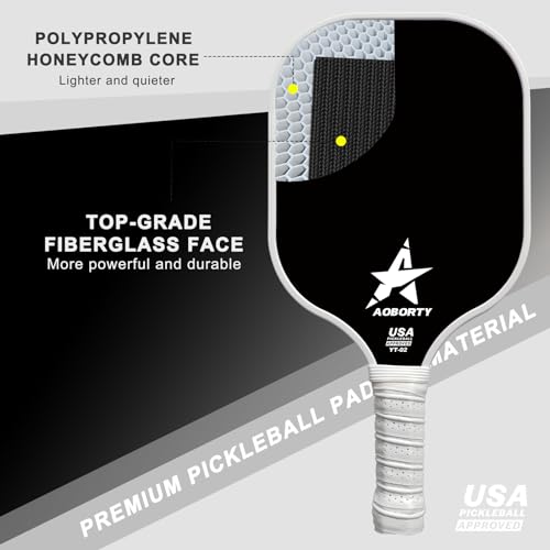 AOBORTY Premium Graphite Pickleball Paddle Set