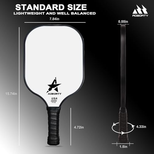AOBORTY Premium Graphite Pickleball Paddle Set