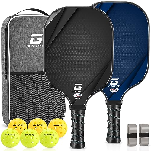 Garye USAPA Approved Carbon Fiber Pickleball Set