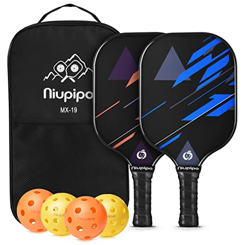 Lightweight Pickleball Paddles Set with Bag & Balls