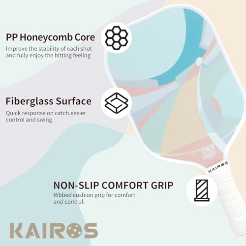 KAIROS USAPA Approved Pickleball Set - Cyan