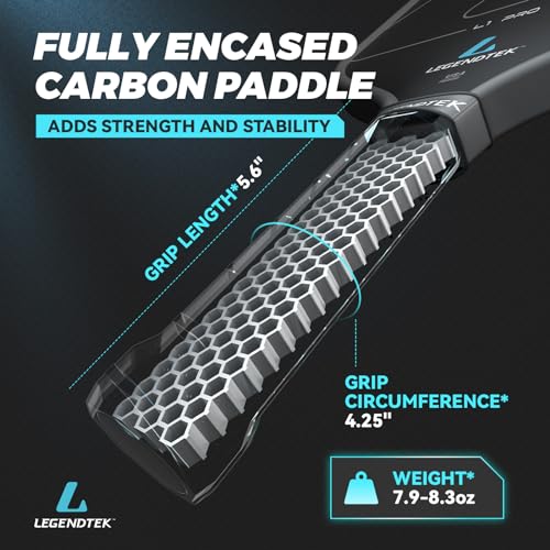 High Control Pickleball Paddle - Carbon Fiber T700