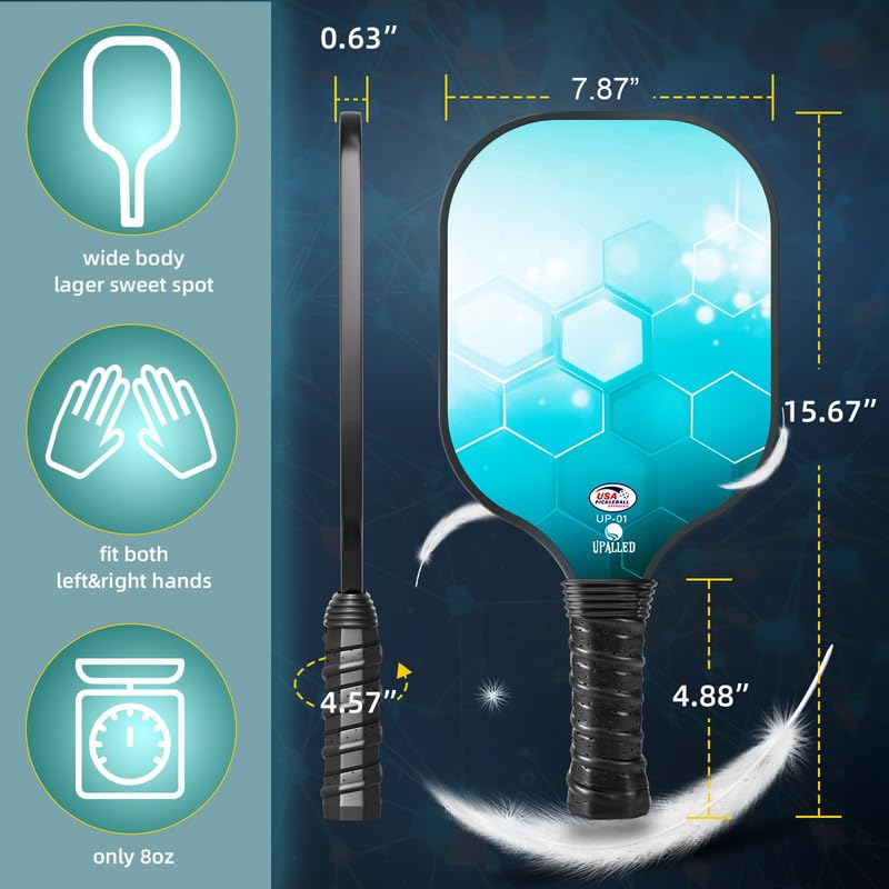 USAPA Approved Pickleball Paddle Set with Balls