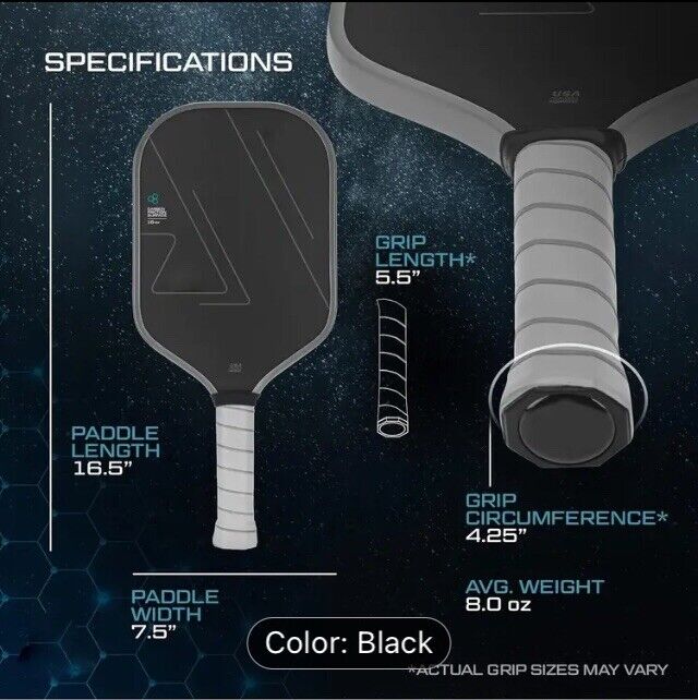 Ben Johns Perseus CFS Carbon Pickleball Paddle