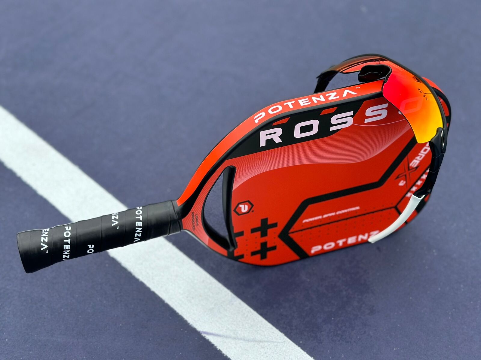 POTENZA "ROSSO+" Carbon Fiber Pickleball Paddle