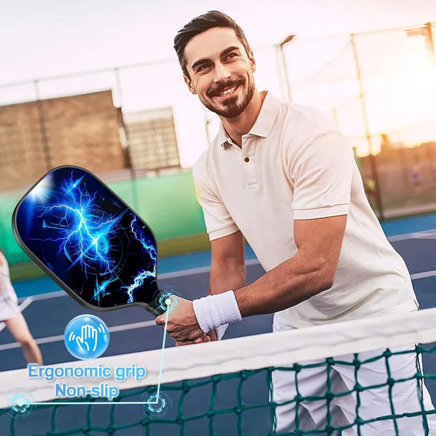 USAPA Approved Fiberglass Pickleball Paddle Set