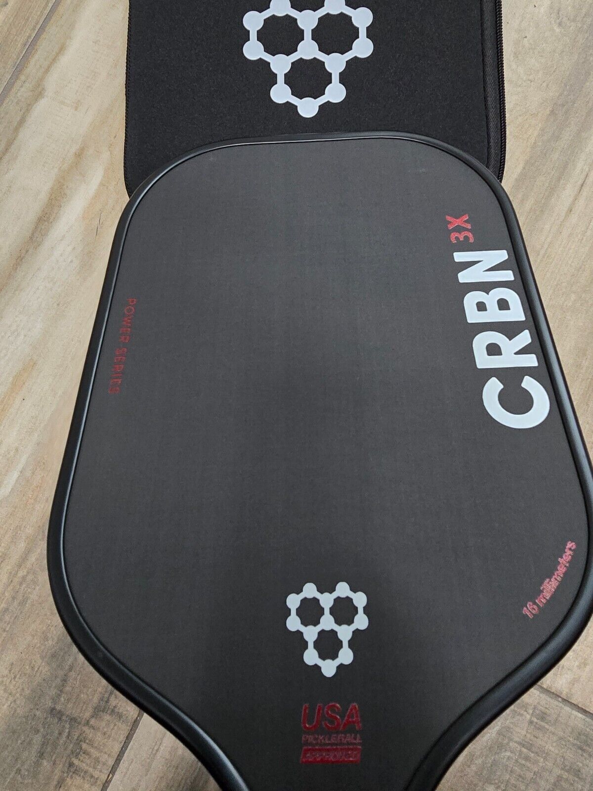CRBN 3X Pickleball Paddle with Headcover 16mm