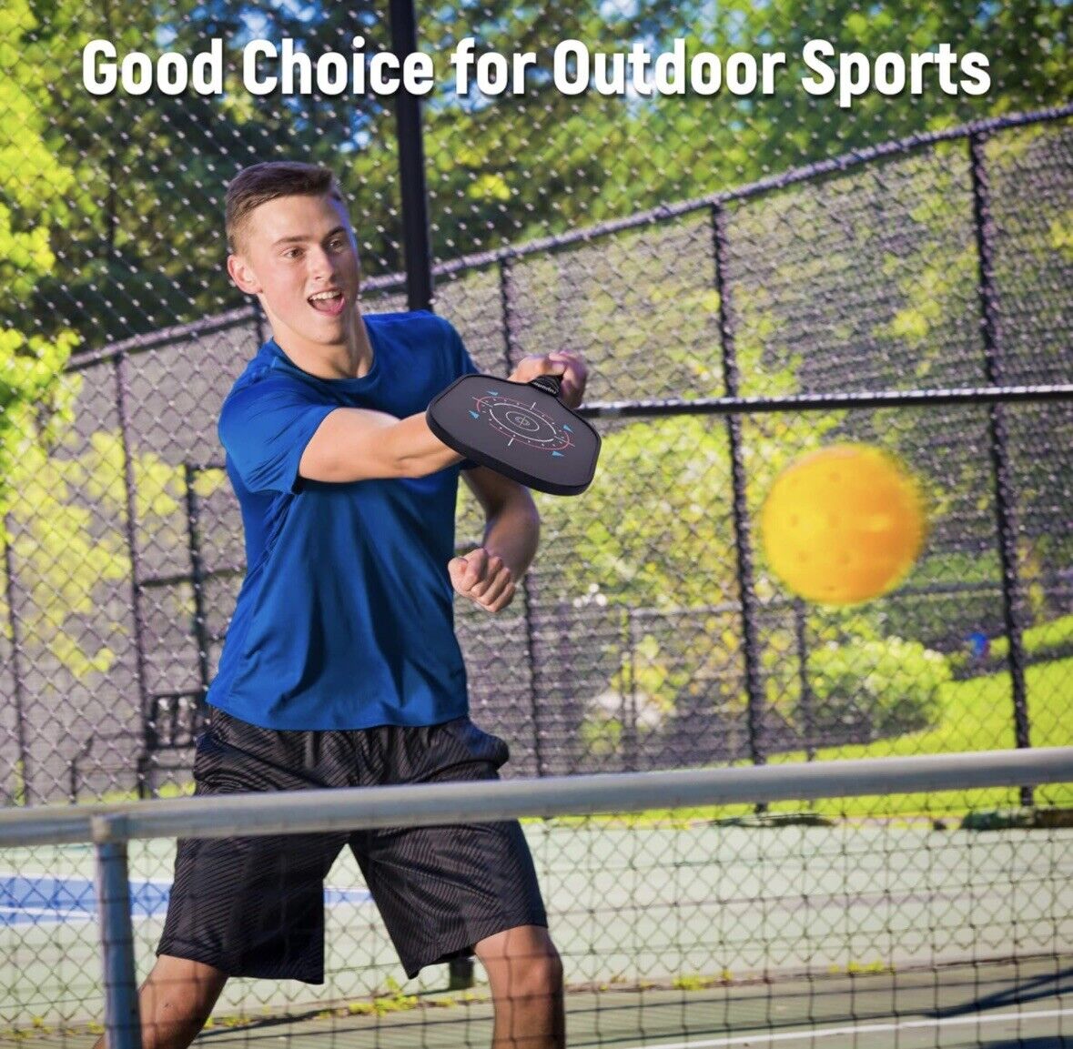 Fiberglass Pickleball Paddle Set with Balls