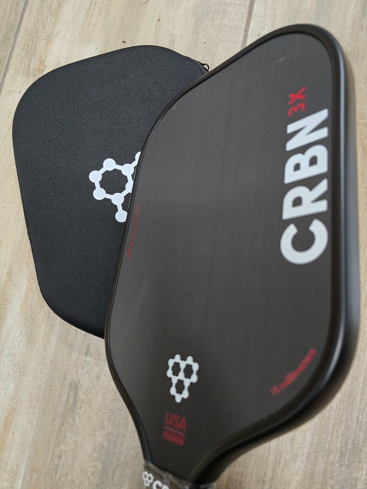 CRBN 3X Pickleball Paddle with Headcover 16mm