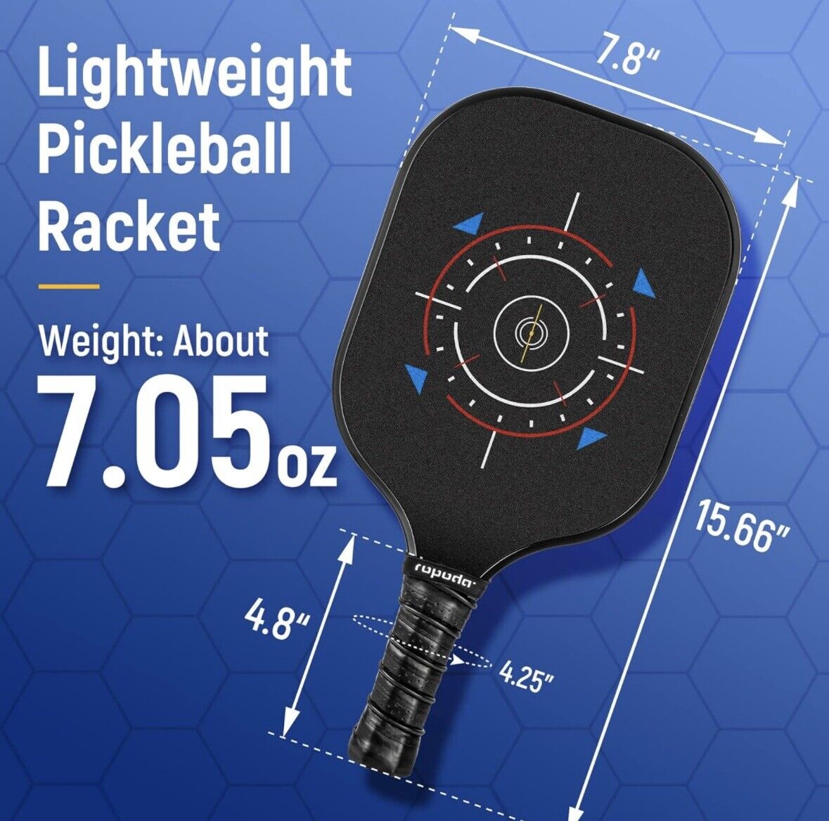 Fiberglass Pickleball Paddle Set with Balls