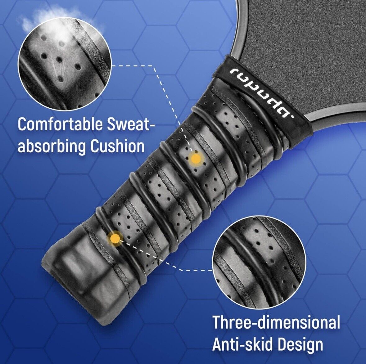 Fiberglass Pickleball Paddle Set with Balls