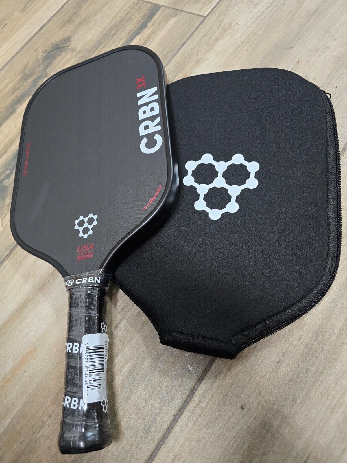 CRBN 3X Pickleball Paddle with Headcover 16mm