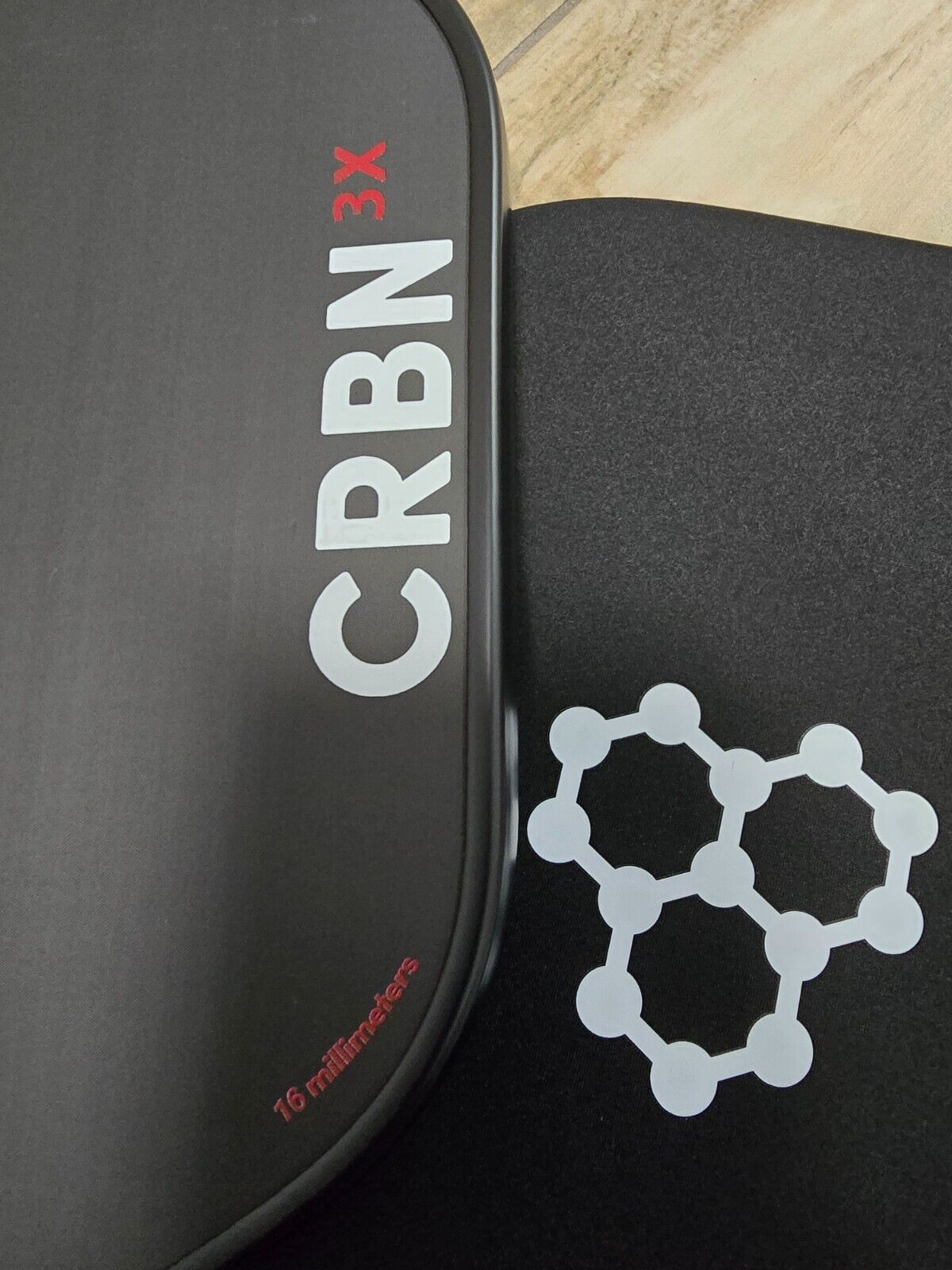 CRBN 3X Pickleball Paddle with Headcover 16mm