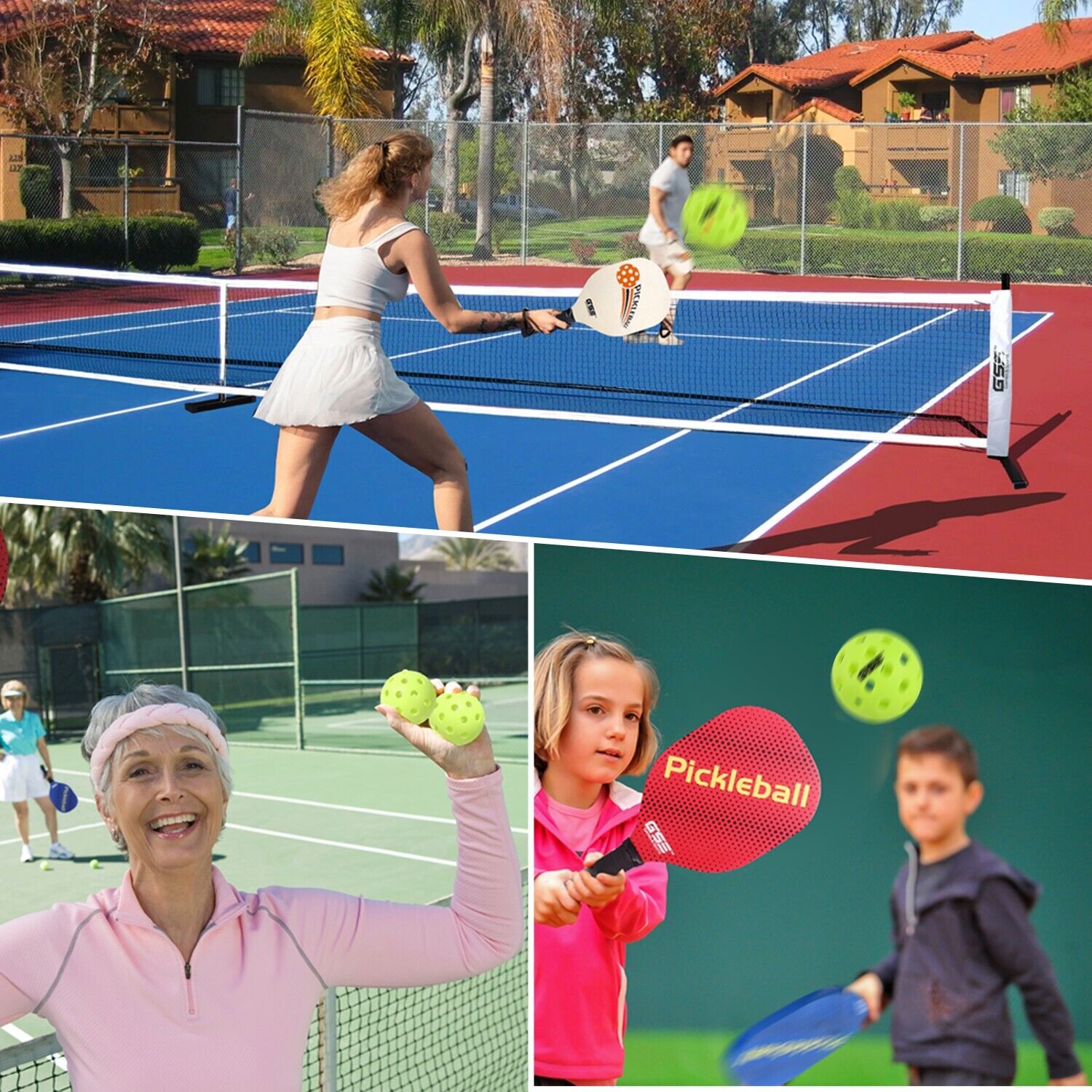 12-Pack Outdoor Pickleball Balls - USAPA Approved
