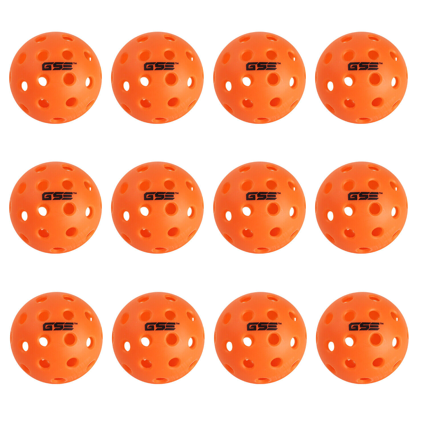 12-Pack Outdoor USAPA Standard Pickleball Balls