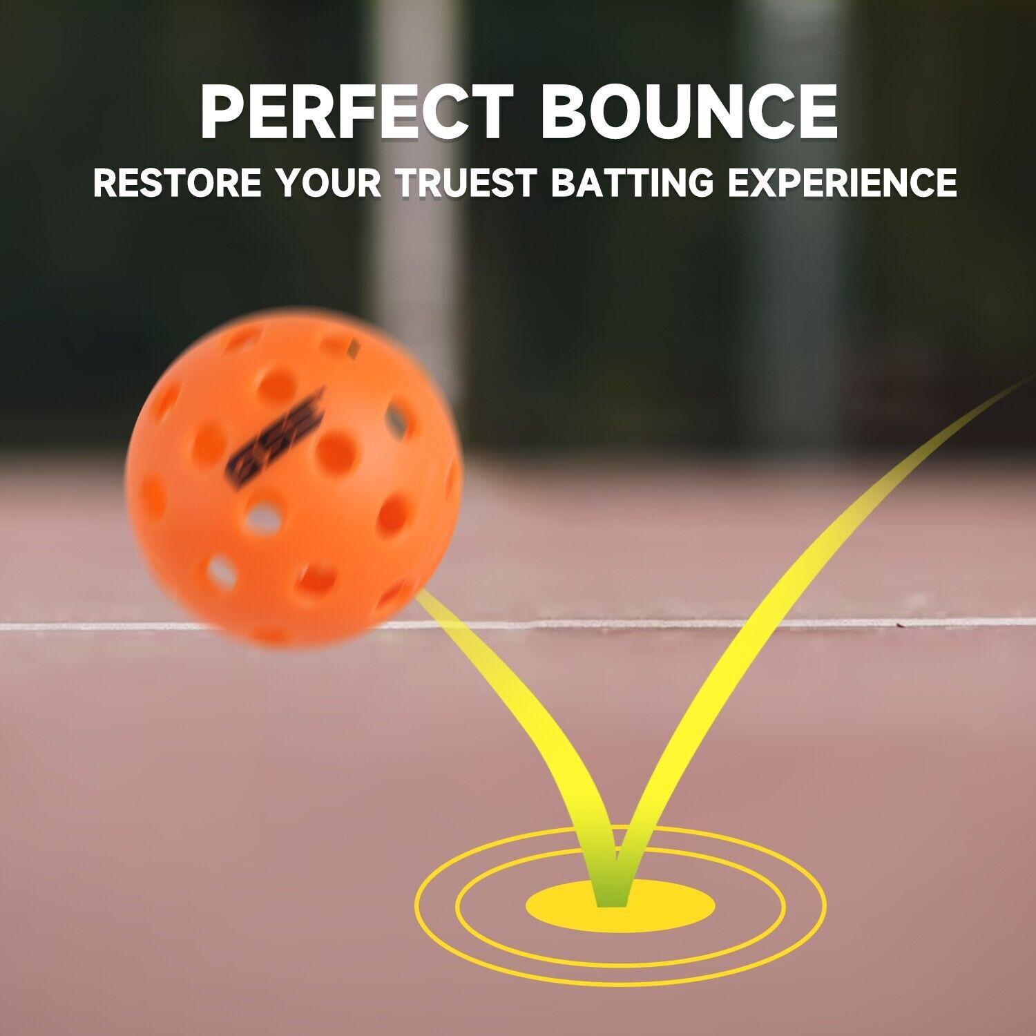 12-Pack Outdoor Pickleball Balls - USAPA Approved