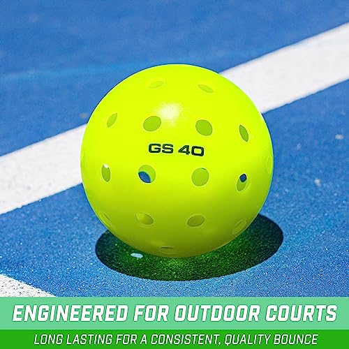 GoSports GS 40 USAPA Pickleball Balls - 12 Pack