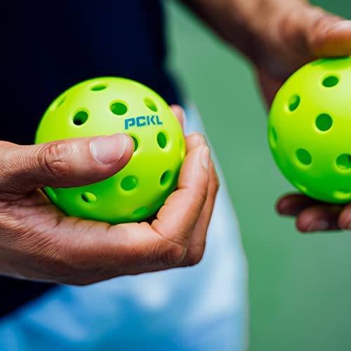 PCKL Neon Green Pickleballs for Indoor & Outdoor