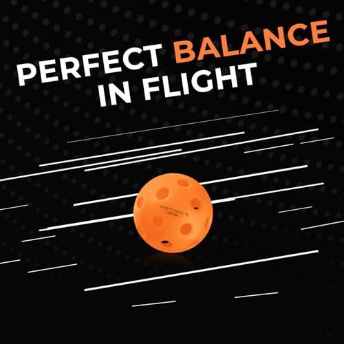 YOTIGER High Bounce Indoor Pickleball Balls 4-Pack