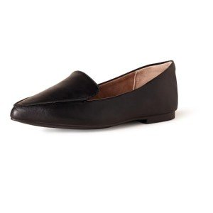Amazon Essentials Flat Loafer for Women, Black