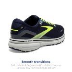 Brooks Ghost 15 Men's Sneakers, Peacoat Gray, Size 45