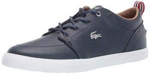 Lacoste Bayliss Men's Blue Leather Lifestyle Sneakers