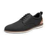 Bruno Marc Men's Black Casual Oxford Sneakers