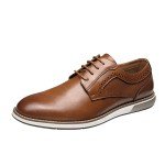 Bruno Marc Men's Brown Oxford Dress Sneakers Size 12