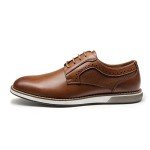 Bruno Marc Men's Brown Oxford Dress Sneakers Size 12