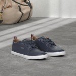 Lacoste Bayliss Men's Blue Leather Lifestyle Sneakers