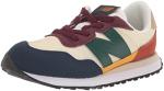 New Balance Boy's Lace-Up Sneakers in Natural Indigo/Nightwatch Green