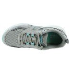 Skechers Women's Gray/Turquoise Wide Sneakers
