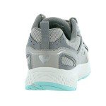 Skechers Women's Gray/Turquoise Wide Sneakers