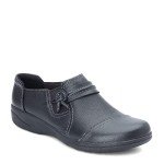 Clarks Women's Black Slip-On Loafer, Size 7 UK