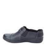 Clarks Women's Black Slip-On Loafer, Size 7 UK