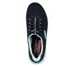 Skechers Women's Summit Sneakers, Navy & Aqua Trim