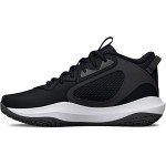 Under Armour Men's Black Basketball Sneakers, Size 44