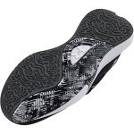 Under Armour Men's Black Basketball Sneakers, Size 44