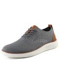 Men's Oxford Knit Sneakers in Gray, Size 44.5
