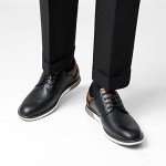 Bruno Marc Men's Black Casual Derby Sneakers