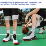 Beita Men's High-Top Basketball Shoes - White