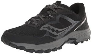 Saucony Men's Excursion TR16 Trail Sneakers, Black/Grey