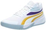 PUMA Men's Court Pro Basketball Sneakers - White/Violet