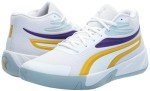 PUMA Men's Court Pro Basketball Sneakers - White/Violet